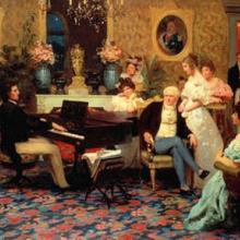 chopin in radziwills salon siemiradzki